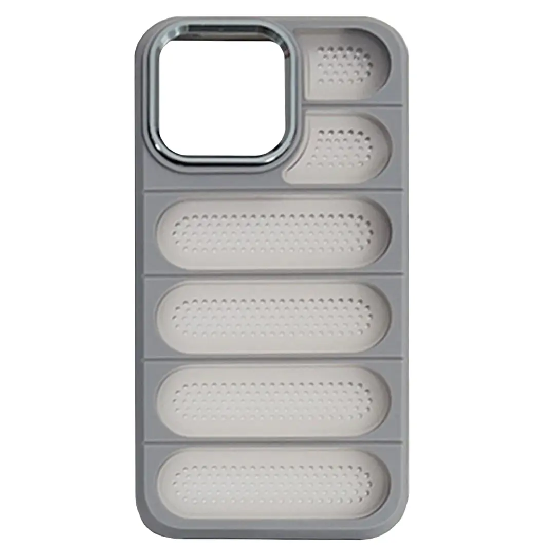 iPhone 15/iPhone 14/iPhone 13 Mesh Cooling Case Gray